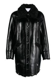 STAND STUDIO Ramona faux-leather coat - Nero