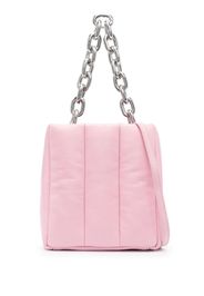 STAND STUDIO quilted chain-link tote bag - Rosa