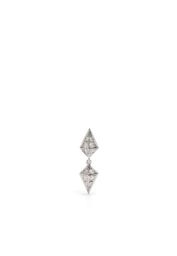 STATEMENT PARIS Orecchino con diamanti Deco - Argento