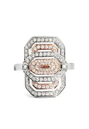 STATEMENT PARIS 18kt rose gold My Way diamond ring - Argento