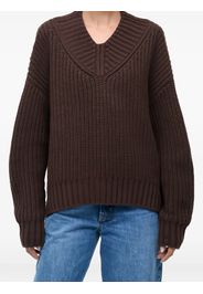 STAUD Otto V-neck sweater - Marrone