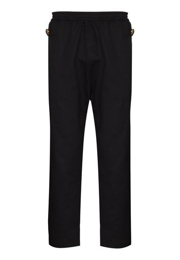 Stefan Cooke Pantaloni crop - Blu