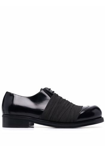 Stefan Cooke strap-embellished derby shoes - Nero