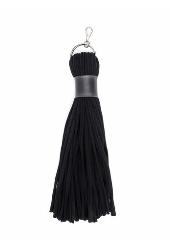 Stefan Cooke clip-on cotton tassel - Nero