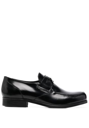 Stefan Cooke front button-detail loafers - Nero