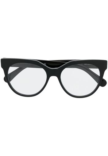 Stella McCartney Eyewear logo cat-eye frame glasses - Nero