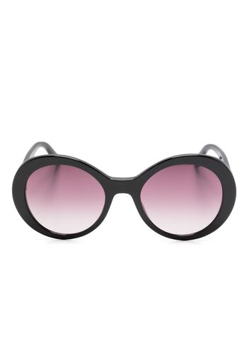 Stella McCartney Eyewear oval-frame logo sunglasses - Nero