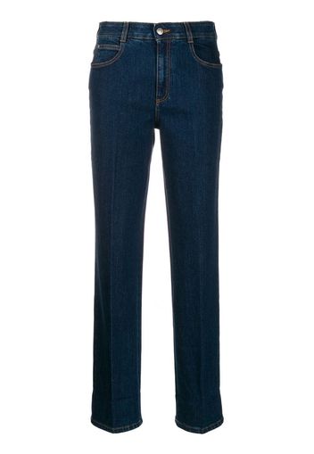 Jeans taglio straight con monogramma