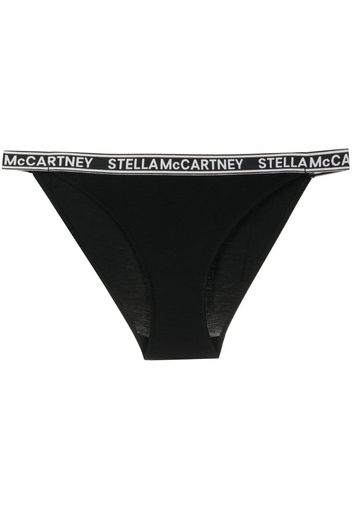 jacquard logo bikini bottoms