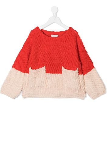 panelled jumper