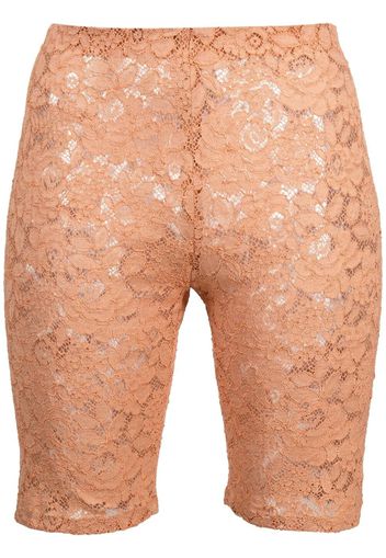 Stella McCartney floral-lace cycling shorts - Rosa