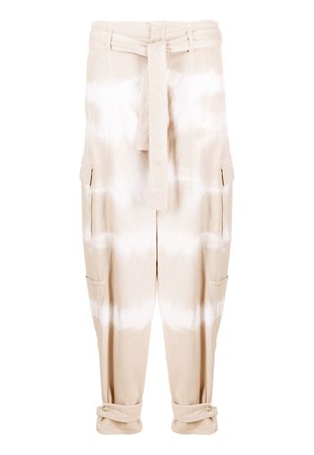 Stella McCartney Jeans con fantasia tie dye - Toni neutri