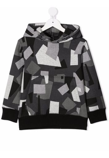 Stella McCartney Kids Felpa con stampa camouflage - Grigio