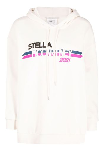 Stella McCartney Felpa con stampa Moto - Toni neutri