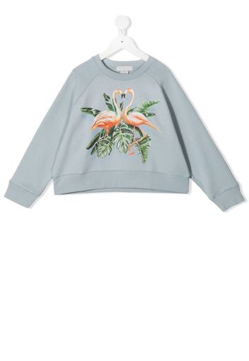 Stella McCartney Kids Felpa con stampa - Blu