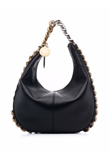 Stella McCartney Borsa tote con catena - Nero