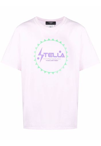 Stella McCartney T-shirt con stampa - Rosa