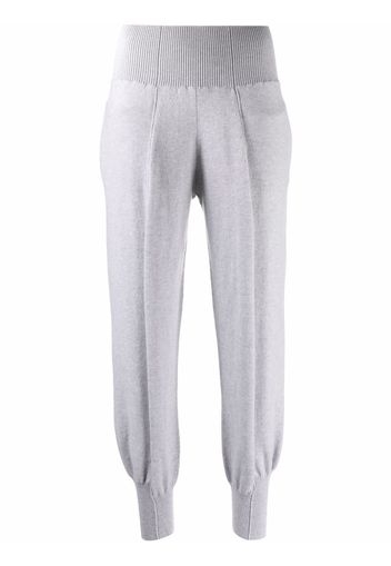 Stella McCartney tapered wool-blend track pants - Grigio