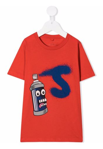 Stella McCartney Kids graphic-print crewneck T-shirt - Rosso