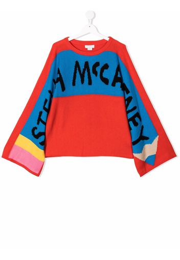 Stella McCartney Kids Maglione con stampa - Rosso