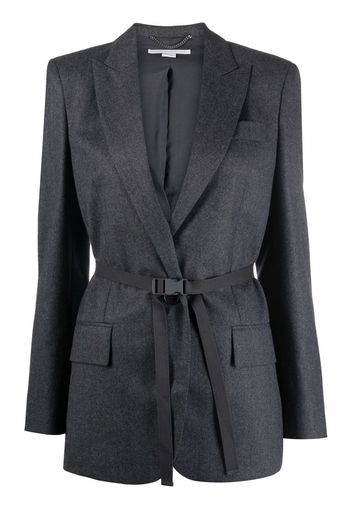 Stella McCartney belted wool blazer - Grigio