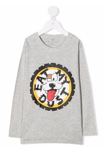 Stella McCartney Kids Eat My Dust T-shirt - Grigio