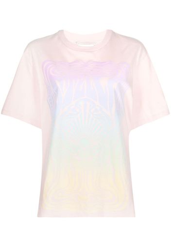 Stella McCartney T-shirt con stampa - Rosa