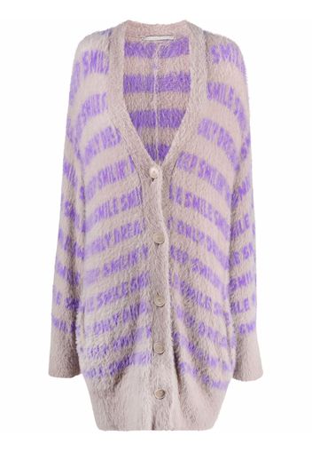 Stella McCartney Cardigan con slogan - Toni neutri