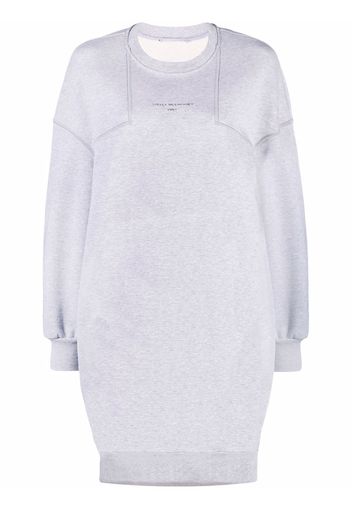 Stella McCartney Abito modello felpa - Grigio