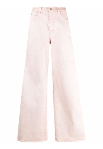 Stella McCartney Jeans slim con banda logo - Rosa