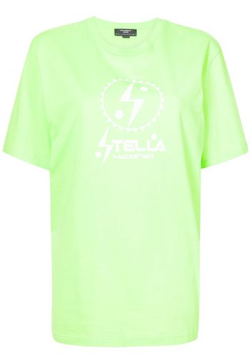 Stella McCartney T-shirt con stampa - Verde