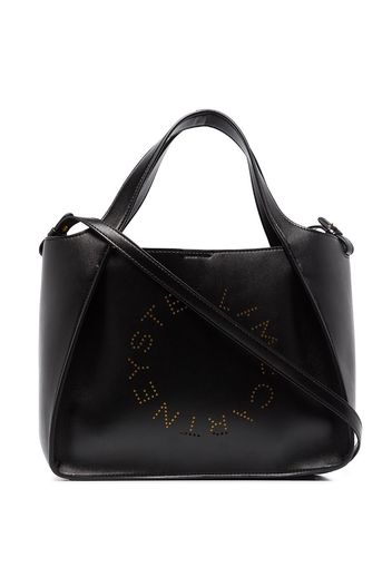 Stella McCartney Stella Logo faux-leather tote bag - Nero