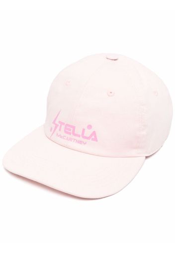 Stella McCartney logo-print flat-peak cap - Rosa