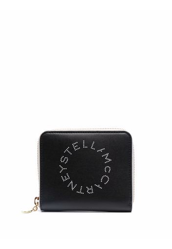 Stella McCartney Stella Logo zip-around wallet - Nero