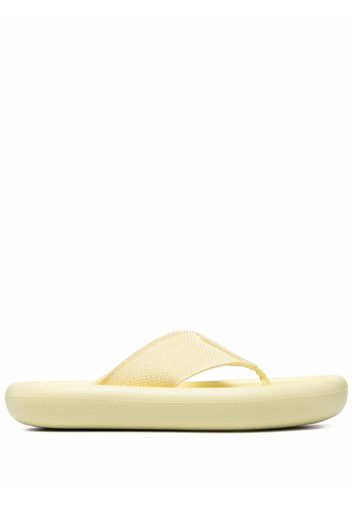 Stella McCartney Air platform flip flops - Giallo