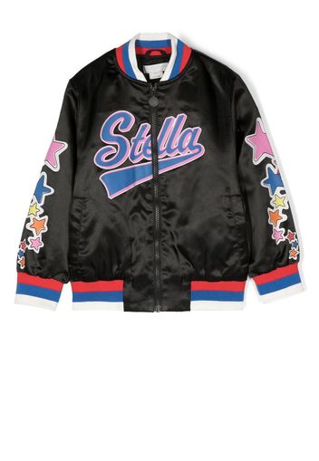 Stella McCartney Kids Cosmic-Star-Stella bomber jacket - Nero