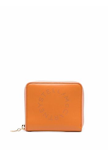 Stella McCartney Stella Logo zip-around wallet - Arancione