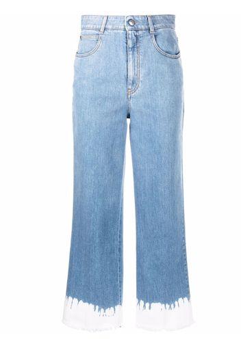 Stella McCartney high-rise cropped jeans - Blu