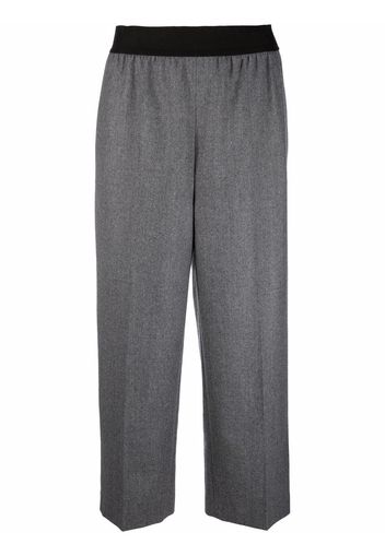 Stella McCartney Pantaloni crop - Grigio