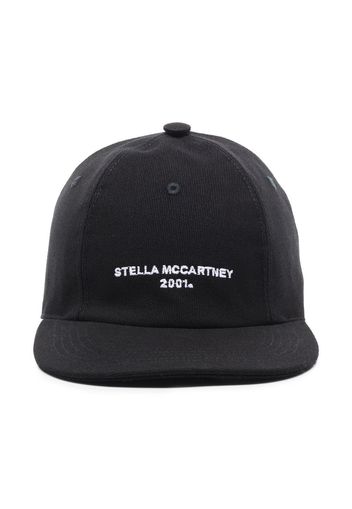 Stella McCartney Cappello da baseball con ricamo - Nero