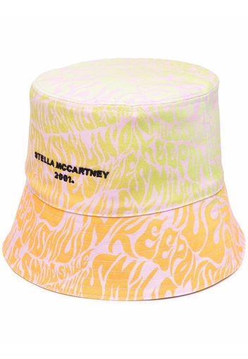 Stella McCartney reversible bucket hat - Arancione