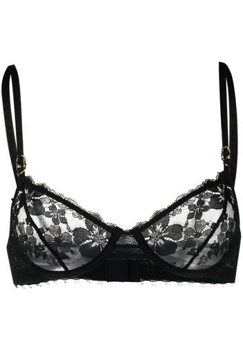 Stella McCartney jersey lace underwire bra - Nero