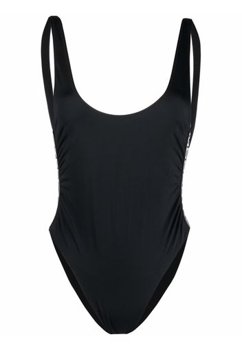 Stella McCartney logo tape swimsuit - Nero