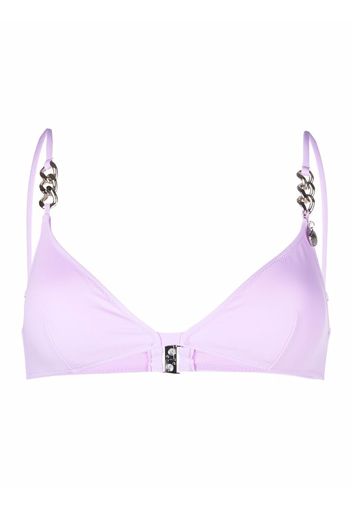 Stella McCartney triangle-cup bikini top - Rosa