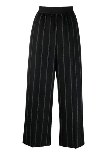 Stella McCartney Pantaloni crop - Nero