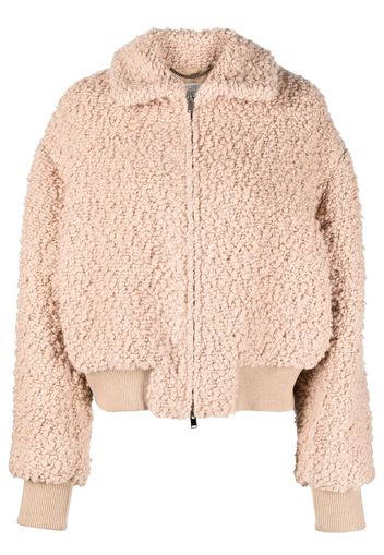 Stella McCartney Bomber crop - Toni neutri