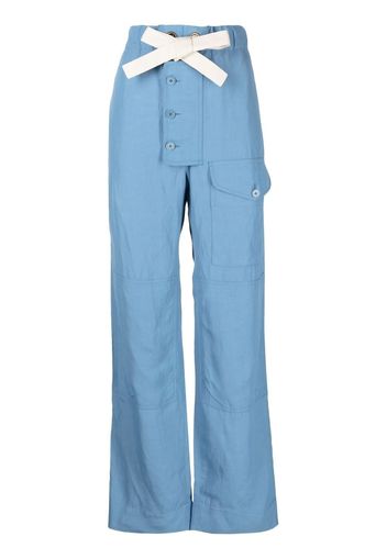 Stella McCartney Pantaloni con tasche - Blu