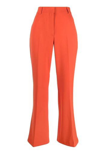 Stella McCartney high-rise flared trousers - Arancione