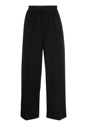 Stella McCartney wide-leg cropped trousers - Nero