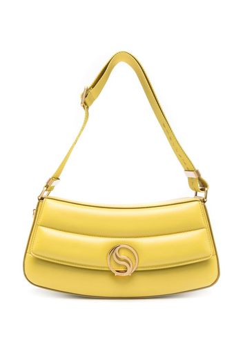 Stella McCartney Borsa a spalla S-Wave imbottita - Giallo